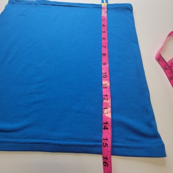 BLUE Spaghetti Strap Camisole Sky Blue Tank Top - New Without Tags- One Size - Picture 4 of 10
